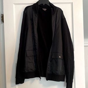 Michael Kors, size XL, black bomber jacket